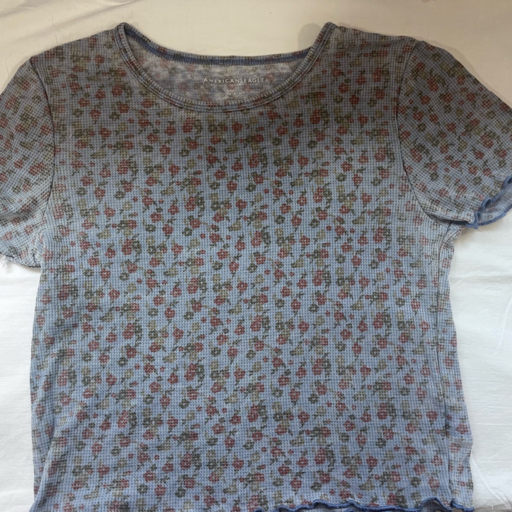 American Eagle Cropped Shirt